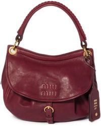Miu Miu - Rendez-Vous Nappa Leather Bag - Lyst
