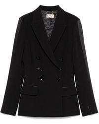 Elisabetta Franchi - Double-Breasted Tailored Jacket - Lyst