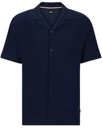 BOSS - Camicia A Maniche Corte - Lyst