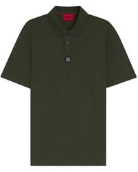 HUGO - Logo-Plaque Polo Shirt - Lyst