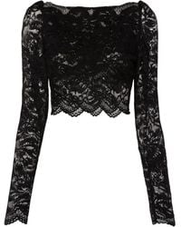 Rabanne - Cropped-Top Aus Spitze - Lyst