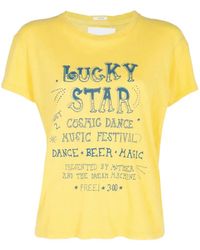 Mother - Sinful Graphic-Print T-Shirt - Lyst