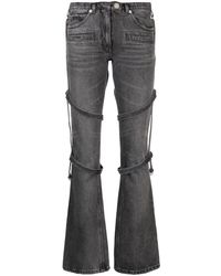 Courreges - Multi-strap Flared Jeans - Lyst