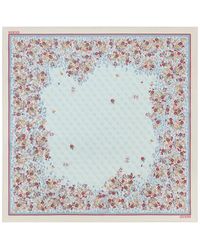Guess - Floral-Print Square Scarf - Lyst