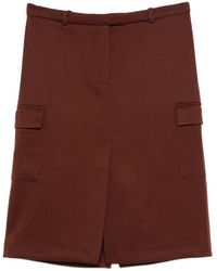 Loulou de Saison - Slits Straight Skirt - Lyst