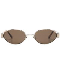 Linda Farrow - Sadie Oval-frame Sunglasses - Lyst