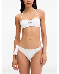 EA7 - Top Bikini Con Stampa - Lyst