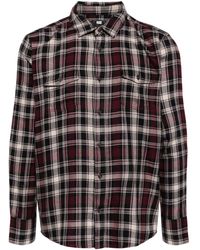 PAIGE - Everett Plaid-check Flannel Shirt - Lyst