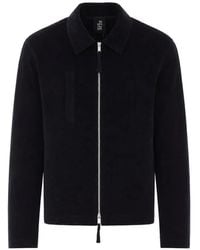 Thom Krom - Velvet Zip-Up Jacket - Lyst