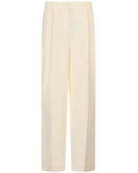 Fabiana Filippi - Pleated Straight-Leg Trousers - Lyst