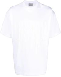 VTMNTS - Dripping-Barcode T-Shirt - Lyst