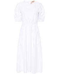 N°21 - Plain T-shirt Midi Dress - Lyst