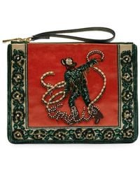 ALÉMAIS - Ace Cowboy-Embellished Clutch - Lyst