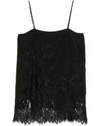 Semicouture - Lace-Trim Top - Lyst