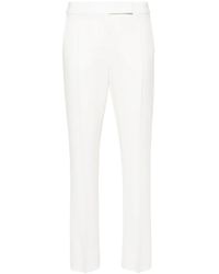 Max Mara - Pressed-Crease Straight Trousers - Lyst