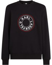Karl Lagerfeld - Circle Sweatshirt mit Logo-Print - Lyst