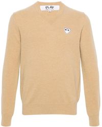 COMME DES GARÇONS PLAY - ハートパッチ プルオーバー - Lyst