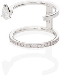 Repossi - Serti Sur Vide 18Kt Diamond Ring - Lyst