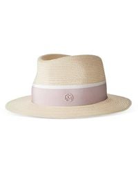 Maison Michel - André Straw Fedora Hat - Lyst