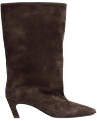 Ash - Bottines Vanya En Daim À Bout Pointu - Lyst