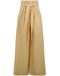 Ulla Johnson - Gitana Tie-Waist Palazzo Pants - Lyst