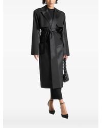 Manière De Voir - Ilona Tailored Satin Trench Coat - Lyst
