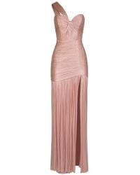 IMROSKA - 19 One-Shoulder Split Maxi Dress - Lyst
