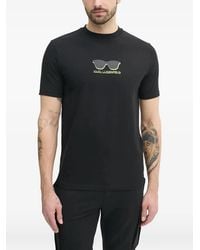 KARL LAGERFELD - T-Shirt À Imprimé Graphique - Lyst