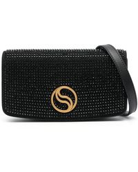 Stella McCartney - Rhinestone-embellished Crossbody Bag - Lyst