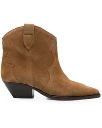 Isabel Marant - Bottines Dewina En Daim - Lyst
