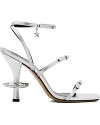 Marc Jacobs - The Metallic Leather Daisy Strap Sandals - Lyst