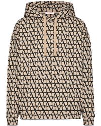 Valentino Garavani - Toile Iconographe Cotton Hoodie - Lyst