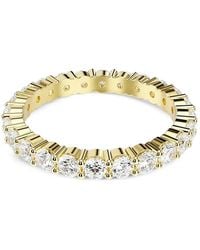 Swarovski - Matrix Vittore Crystal-Embellished Ring - Lyst