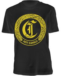 Just Cavalli - Logo-Print T-Shirt - Lyst