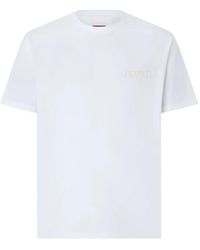 Ferrari - Logo-Embroidered T-Shirt - Lyst