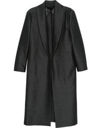 Alberta Ferretti - Manteau À Col Châle - Lyst
