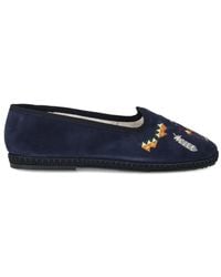 Fortela - Frutate Friulane Embroidered Ballet Flats - Lyst