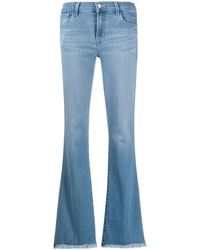 J Brand Sallie Flared Jeans - Blue