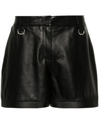 Off-White c/o Virgil Abloh - High-Waisted Leather Shorts - Lyst