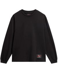 Woolrich - Sweater Met Logopatch - Lyst
