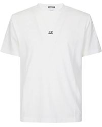 C.P. Company - T-Shirt With Logo Detail - Lyst