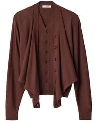 Lemaire - Trompe-L'Œil Cardigan - Lyst