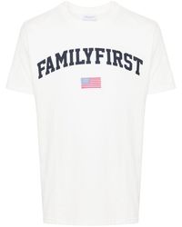 FAMILY FIRST - Logo-print Cotton T-shirt - Lyst