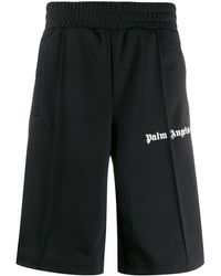 Palm Angels Classic Track Shorts - Black