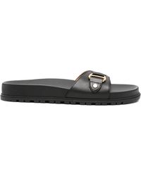 Ralph Lauren - Tasha Buckle-Detail Sandals - Lyst