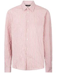 DSquared² - Oversized Overhemd Met Gekreukt Effect - Lyst
