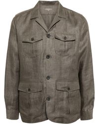 N.Peal Cashmere - Linen Shirt Jacket - Lyst