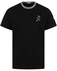 Moncler - Monduck Logo-Patch T-Shirt - Lyst