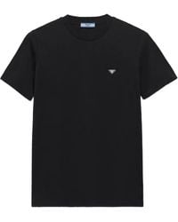 Prada - T-Shirt Met Logo - Lyst