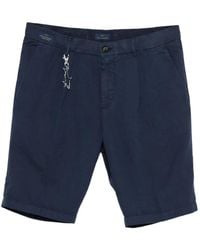 Paul & Shark - Cotton And Linen Bermuda Shorts - Lyst